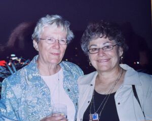 Joan Woods and Leah Michaud